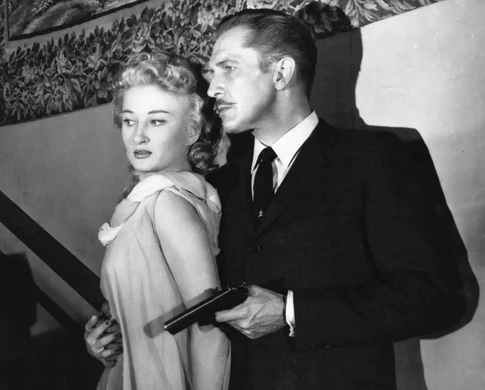 Vincent Price Carol Ohmart in House On Haunted Hill