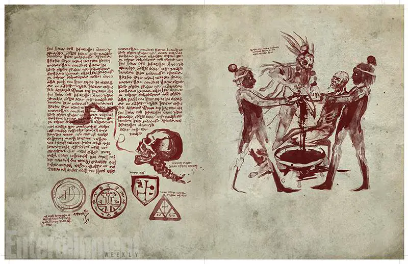 First Look: Pages from The Necronomicon in Ash vs. Evil Dead - Wicked
