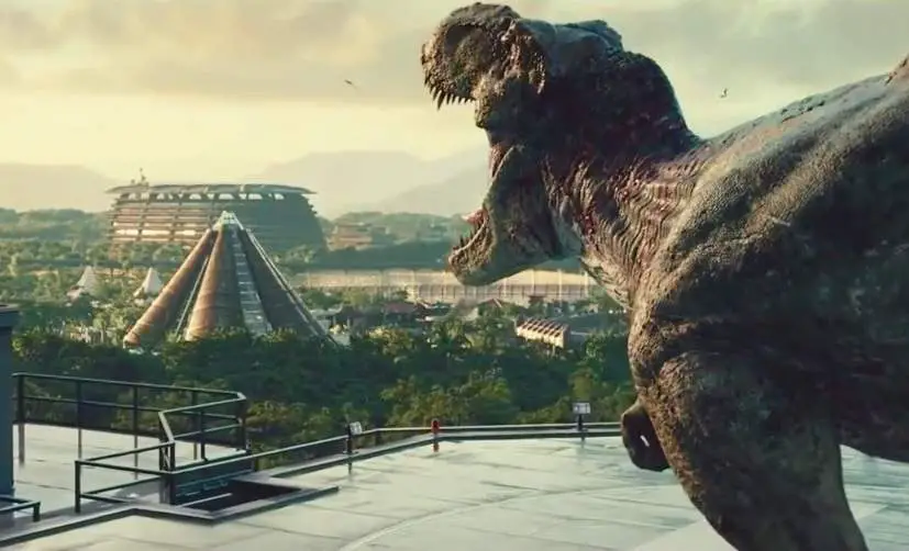 jurassic park roaring t rex