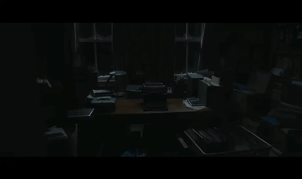 Oh, I know why the typewriter is there ...