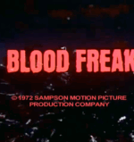 The 1972 exploitation flick Blood Freak probably won't be getting a Criterion edition anytime soon.