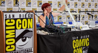 Mel Gillman, author of the new graphic novel "The Goblin Throne." (Photo by Kevin Baird)