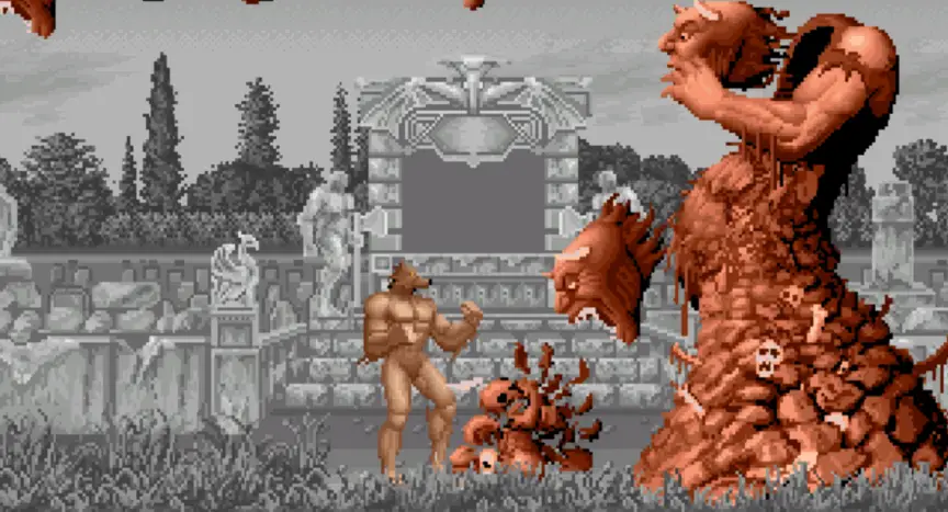 Altered Beast, the arcade game that made werewolves and loose interpretation of Greek mythology cool again.